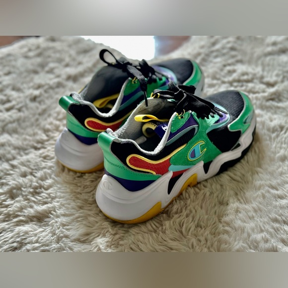 WOMEN'S HYPER C SWIFT SHOES, GREEN/BLACK/MULTI - Picture 4 of 5